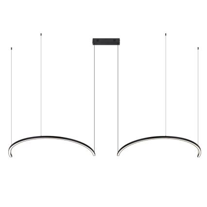 Immax NEO 07329L - LED stmievateľný luster na lanku FINO LED/72W/230V 120 cm čierna Tuya + diaľkové ovládanie