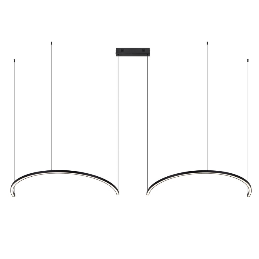 Immax NEO 07329L - LED stmievateľný luster na lanku FINO LED/72W/230V 120 cm čierna Tuya + diaľkové ovládanie