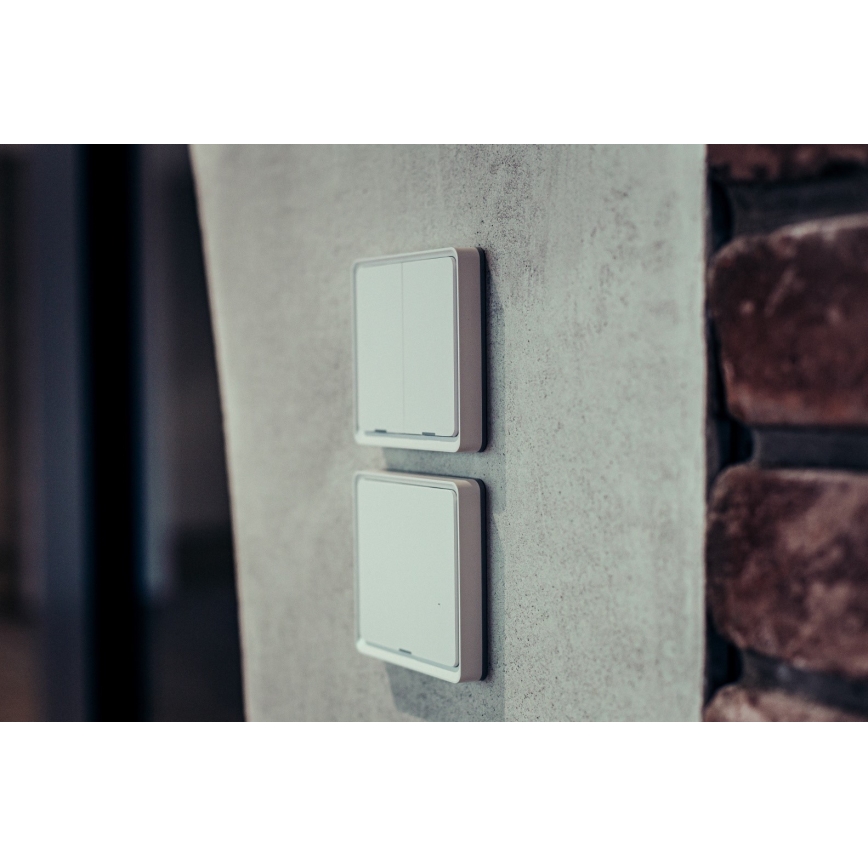 Immax NEO 07513L - Vypínač 2-tlačidlový SMART 230V Wi-Fi Tuya