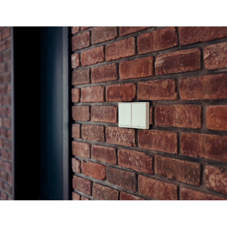 Immax NEO 07513L - Vypínač 2-tlačidlový SMART 230V Wi-Fi Tuya