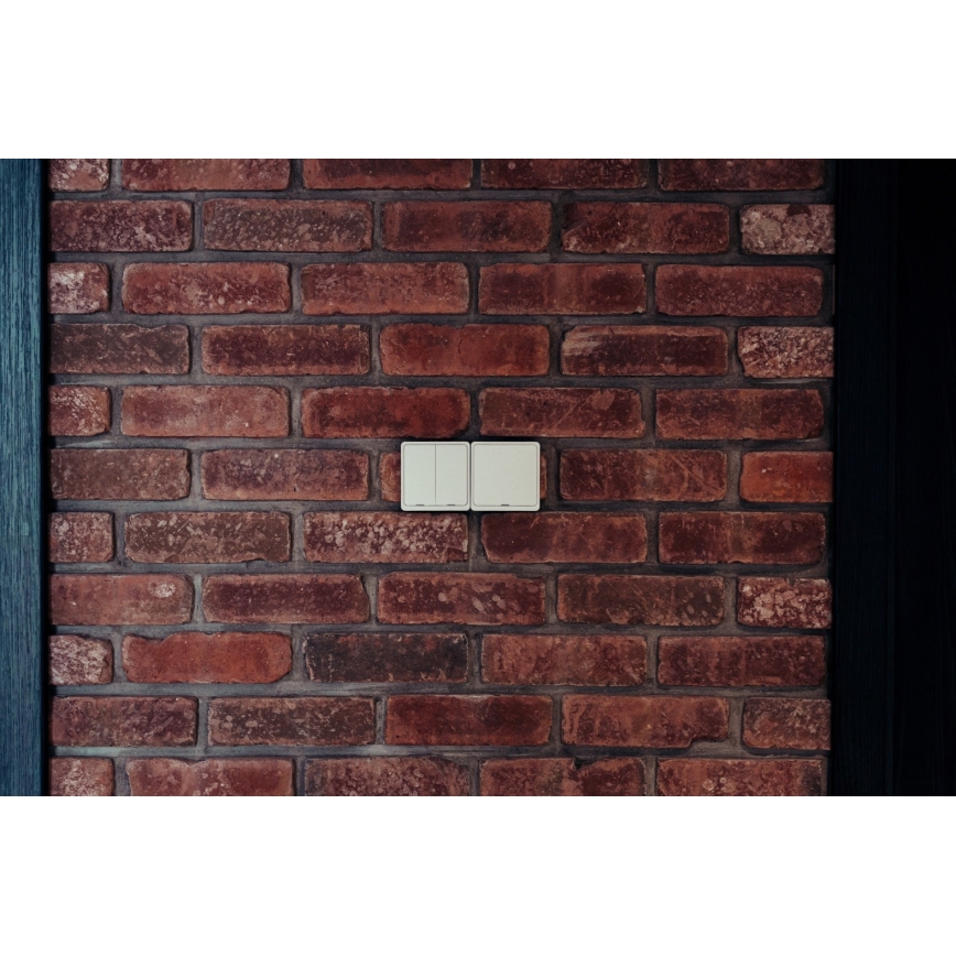 Immax NEO 07513L - Vypínač 2-tlačidlový SMART 230V Wi-Fi Tuya