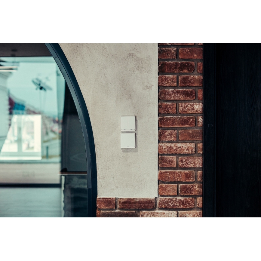 Immax NEO 07513L - Vypínač 2-tlačidlový SMART 230V Wi-Fi Tuya