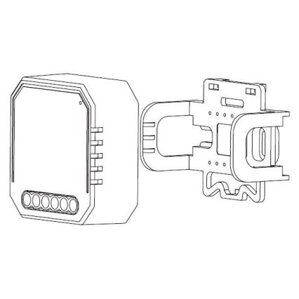 Immax NEO 07516L - Inteligentný kontrolór NEO LITE V3 2-tlačidlový Wi-Fi Tuya
