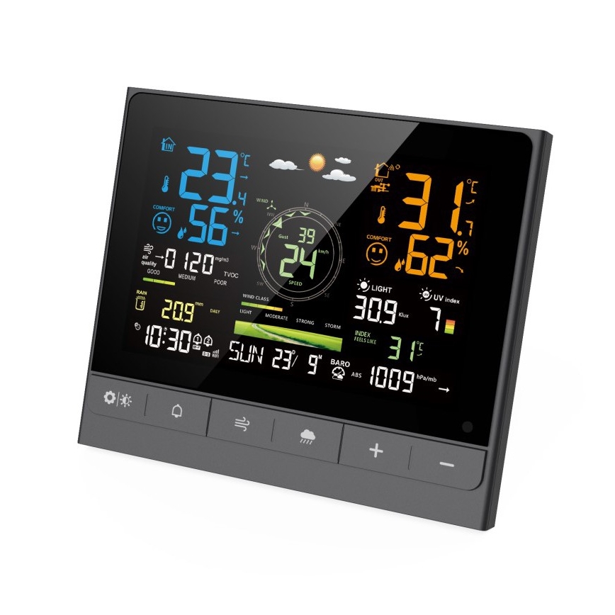 Immax NEO 07528L - Profesionálna meteostanica 7v1 NEO LITE SMART 5V/2xAAA + 3xAA