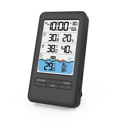 Immax NEO 07529L - Inteligentné teplotné čidlo do bazéna + 2x vnútorné čidlo teploty a vlhkosti Wi-Fi Tuya