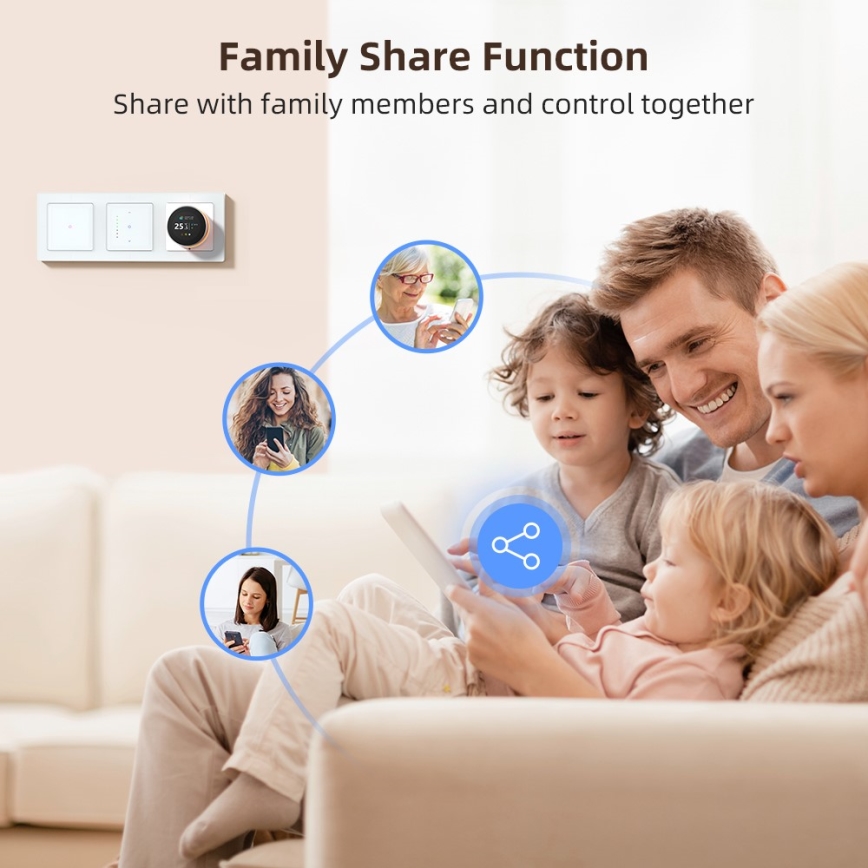 Immax NEO 07540L - Inteligentný vypínač na ovládanie žalúzií a roliet 230V Wi-Fi Tuya
