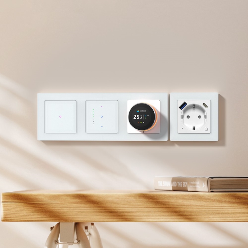 Immax NEO 07549L - Jednotlačidlový SMART vypínač 230 V