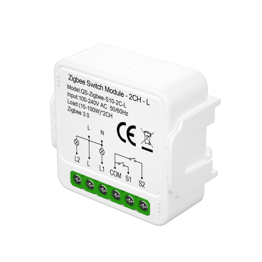 Immax NEO 07572L - Inteligentný kontroler NEO LITE V8 2-tlačidlový Tuya