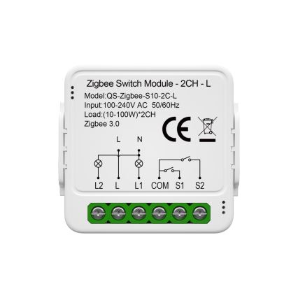 Immax NEO 07572L - Inteligentný kontroler NEO LITE V8 2-tlačidlový Tuya