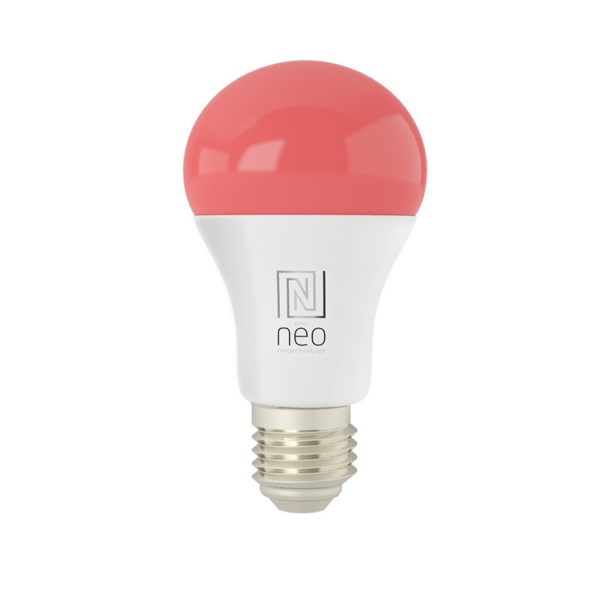 Immax NEO 07712L - LED RGB+CCT Stmievateľná žiarovka NEO LITE Smart E27/9W/230V Wi-Fi Tuya 2200 - 6500K