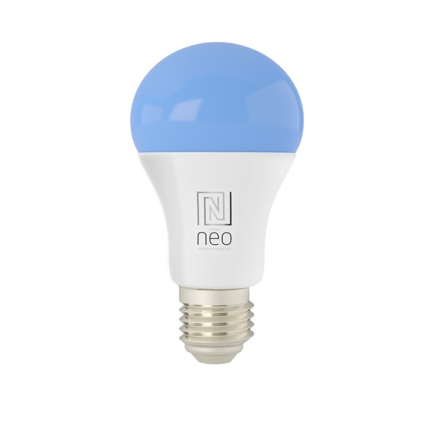 Immax NEO 07712L - LED RGB+CCT Stmievateľná žiarovka NEO LITE Smart E27/9W/230V Wi-Fi Tuya 2200 - 6500K