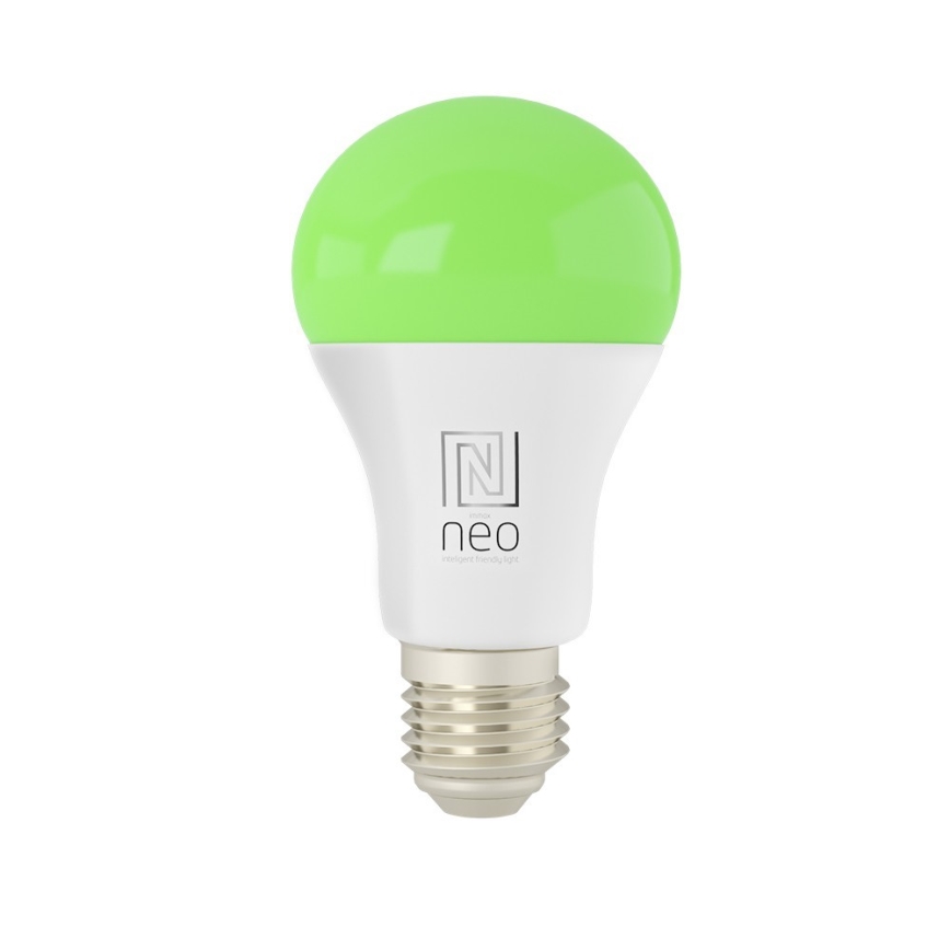 Immax NEO 07712L - LED RGB+CCT Stmievateľná žiarovka NEO LITE Smart E27/9W/230V Wi-Fi Tuya 2200 - 6500K