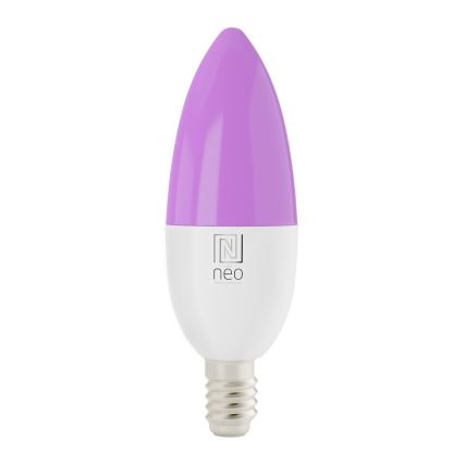 Immax NEO 07716L - LED RGB+CCT Stmievateľná žiarovka E14/5,5W/230V 2700K Wi-Fi Tuya