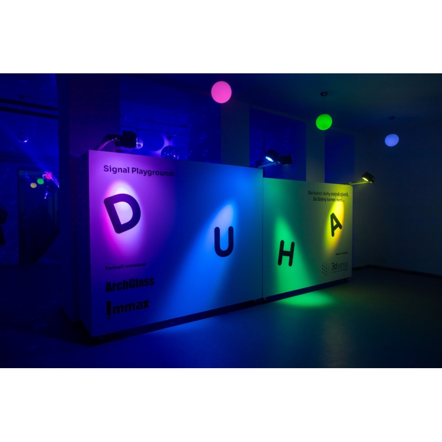 Immax NEO 07724CDO - sada 3x stmievateľných LED žiaroviek RGB+CCT GU10/4,8W/230V 2700-6500K Wi-Fi Tuya + diaľkové ovládanie