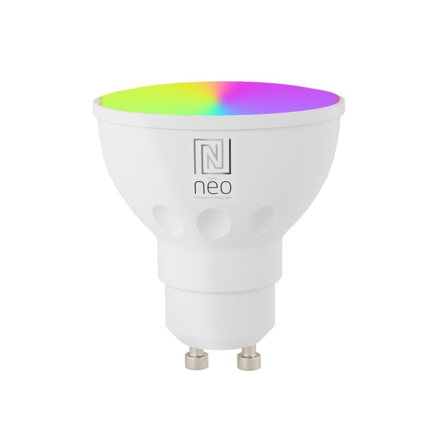 Immax NEO 07724CDO - sada 3x stmievateľných LED žiaroviek RGB+CCT GU10/4,8W/230V 2700-6500K Wi-Fi Tuya + diaľkové ovládanie
