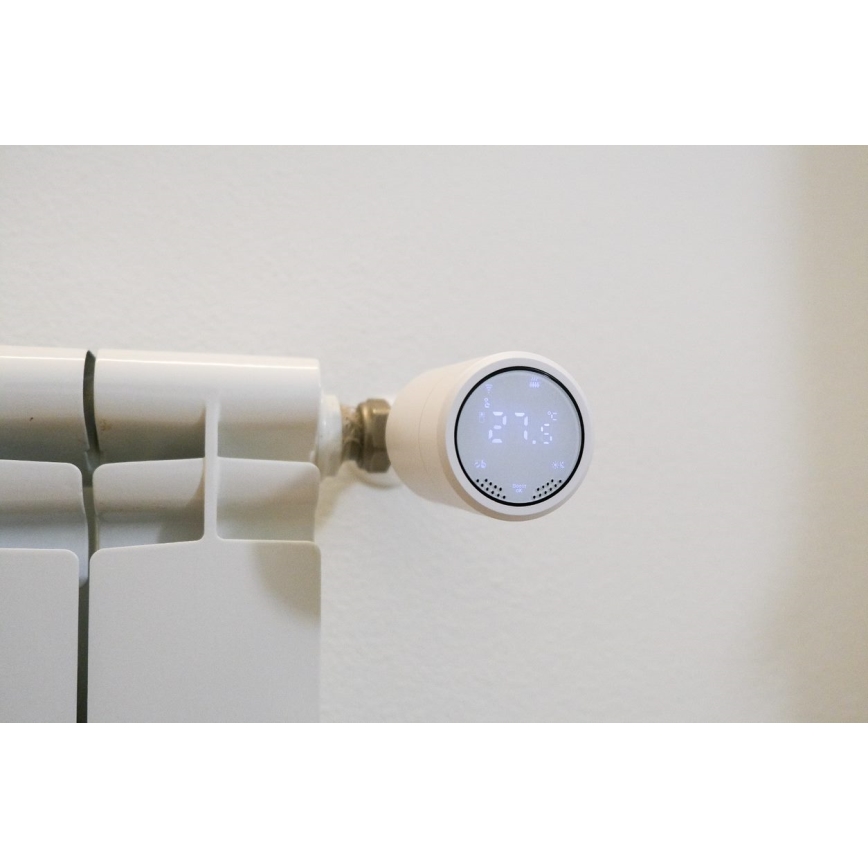 Immax NEO 07732A - SADA 3x Termostatická hlavica 2xAA/3V Tuya