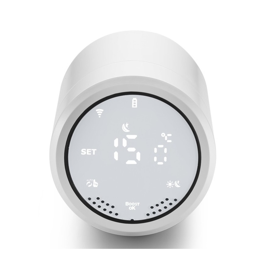 Immax NEO 07732L - Termostatická hlavica 2xAA/3V Tuya