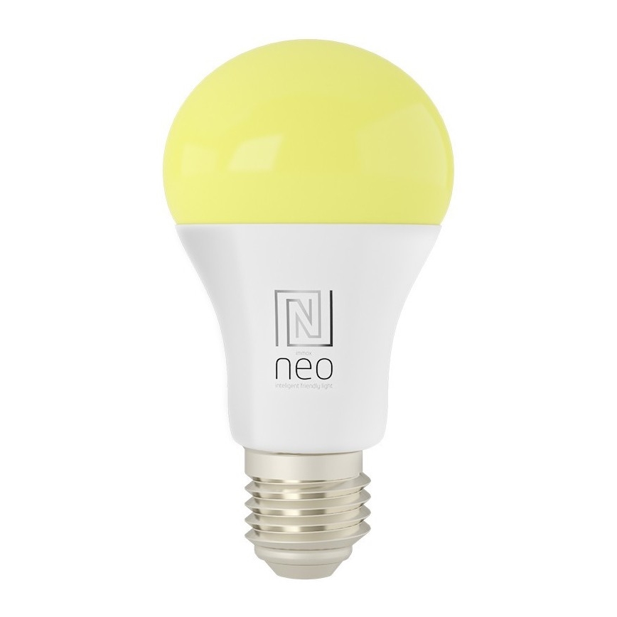 Immax NEO 07733L - LED RGB+CCT Stmievateľná žiarovka NEO LITE E27/11W/230V 2700 - 6500K Wi-Fi Tuya