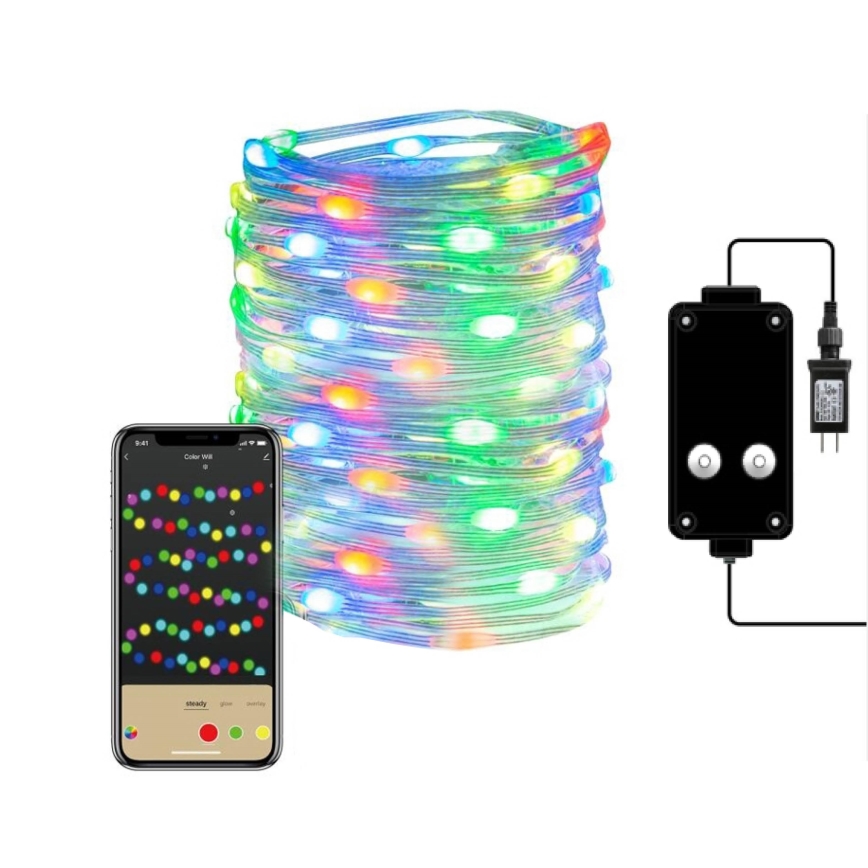 Immax NEO 07735L - LED RGB Stmievateľný vonkajší pásik NEO LITE LED/7,2W/230V 10 m IP44 Wi-Fi Tuya