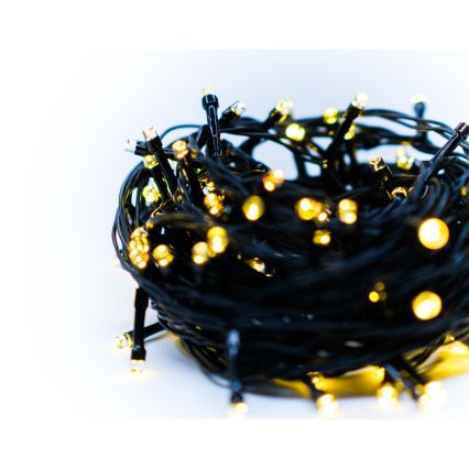 Immax NEO 07755L - LED stmievateľný vonkajší svetelný reťazec NEO LITE 400xLED/8 funkcií 43m IP44 Wi-Fi Tuya teplá biela