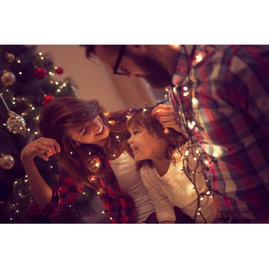 Immax NEO 07756L - Stmievateľný vonkajší LED reťazec NEO LITE 400xLED/10 funkcií 43m IP44 Wi-Fi Tuya viacfarebný