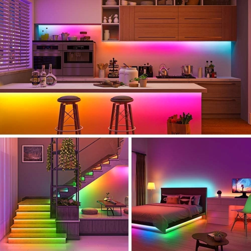 Immax NEO 07790L - LED RGB+CCT Stmievateľný pásik NEO SMART LED/15W/230V 3m IP65 Wi-Fi Tuya