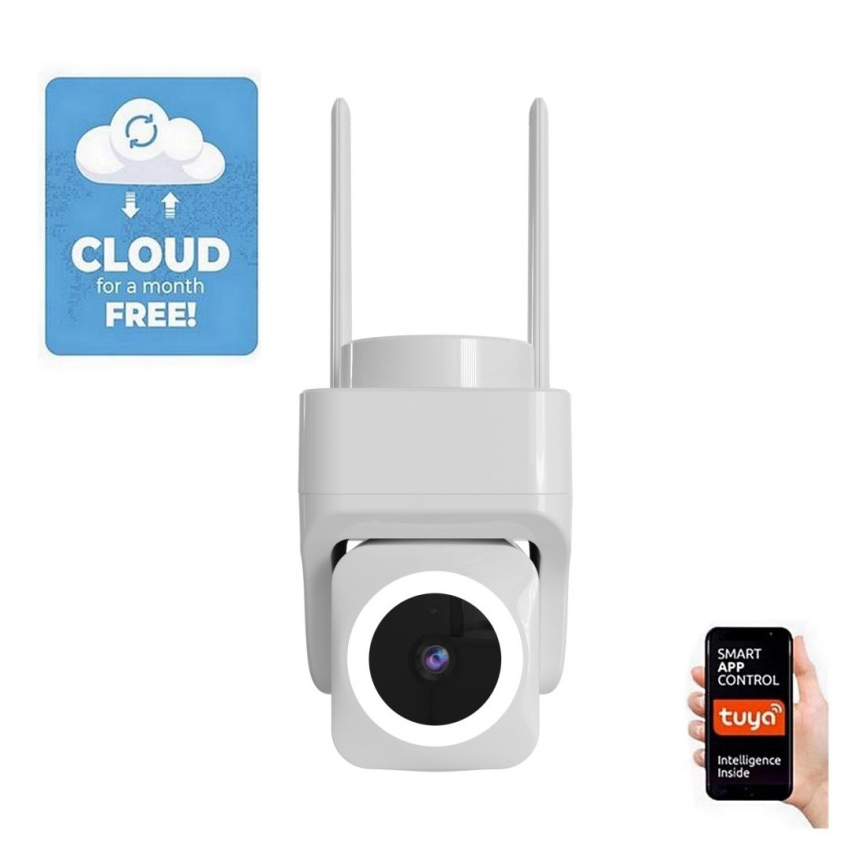 Immax NEO 07793L - Inteligentná vonkajšia kamera so senzorom CUBE 4MP 5V IP65 Wi-Fi Tuya