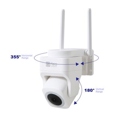 Immax NEO 07793L - Inteligentná vonkajšia kamera so senzorom CUBE 4MP 5V IP65 Wi-Fi Tuya
