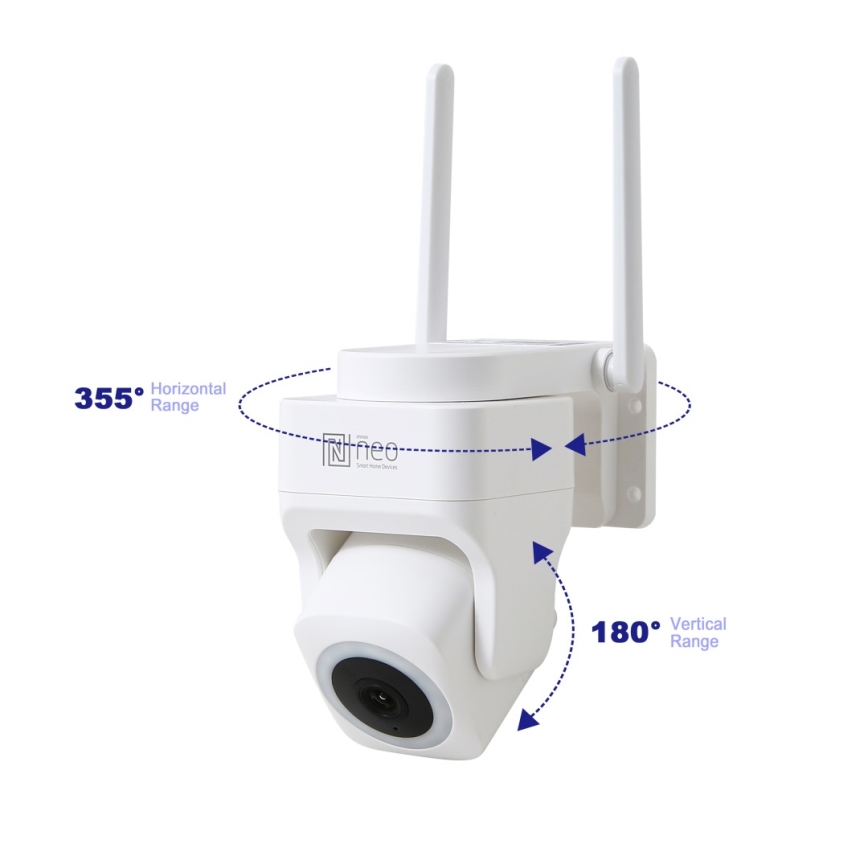 Immax NEO 07793L - Inteligentná vonkajšia kamera so senzorom CUBE 4MP 5V IP65 Wi-Fi Tuya