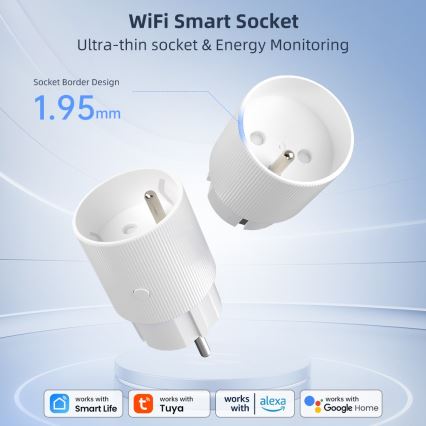 Immax NEO 07812L - Inteligentná zásuvka E 3500 W Wi‑Fi