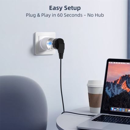Immax NEO 07812L - Inteligentná zásuvka E 3500 W Wi‑Fi