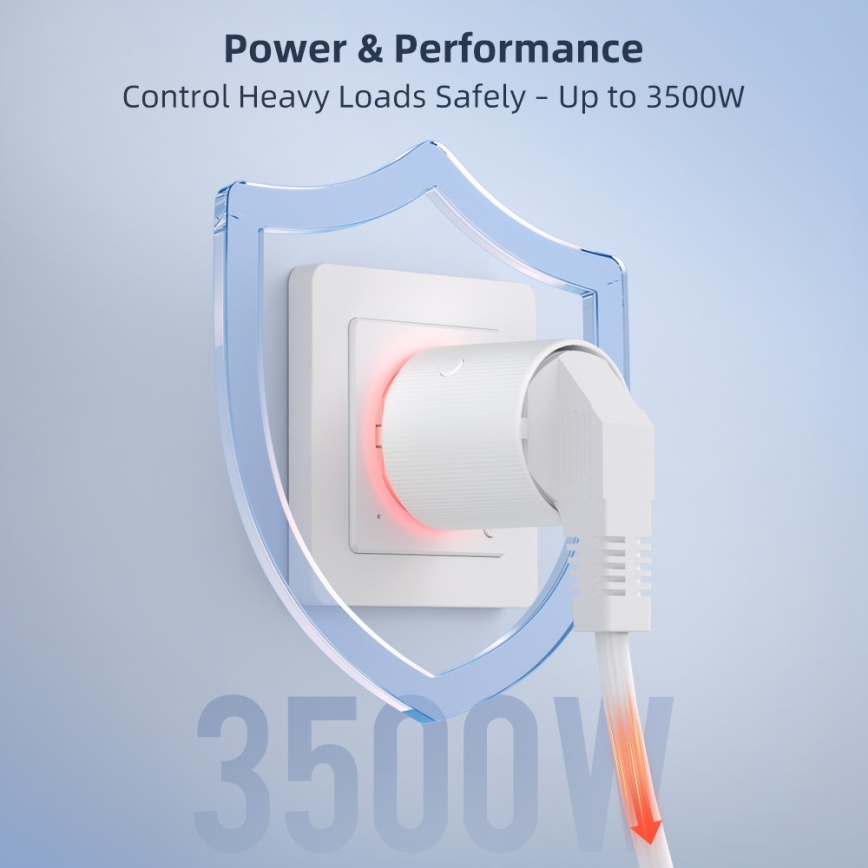 Immax NEO 07812L - Inteligentná zásuvka E 3500 W Wi‑Fi