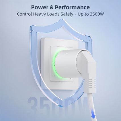 Immax NEO 07813L - Inteligentná zásuvka F 3500W Wi-Fi