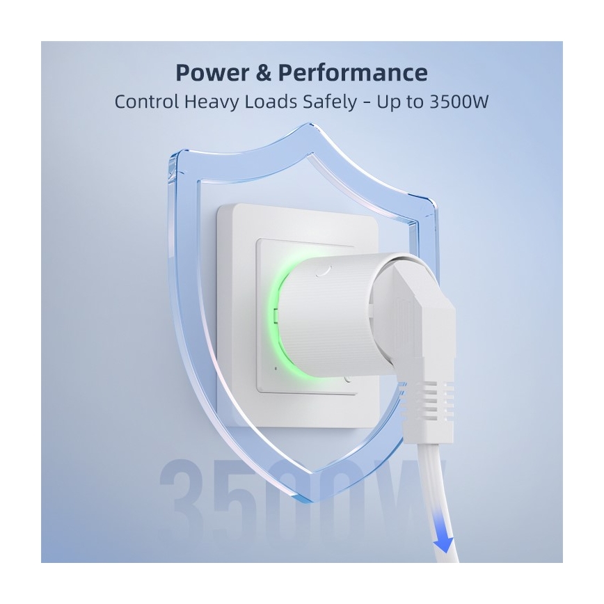Immax NEO 07813L - Inteligentná zásuvka F 3500W Wi-Fi