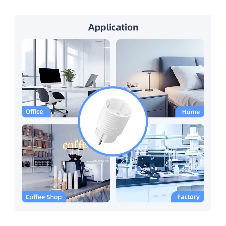 Immax NEO 07813L - Inteligentná zásuvka F 3500W Wi-Fi