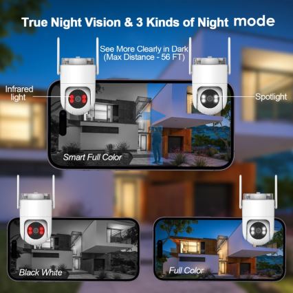 Immax NEO 07819L - Inteligentná vonkajšia kamera so snímačom 4 MP, 5 V, IP65, Wi-Fi