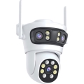 Immax NEO 07823L - Inteligentná vonkajšia kamera so snímačmi 2MP+2MP+2MP 5V Tuya Wi-Fi