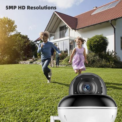 Immax NEO 07825L - Inteligentná vonkajšia kamera s DOME senzorom 5MP 230V IP66 TUYA Wi-Fi