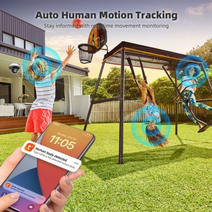 Immax NEO 07825L - Inteligentná vonkajšia kupolová kamera so snímačom 5MP, 230V, IP66, TUYA, Wi-Fi