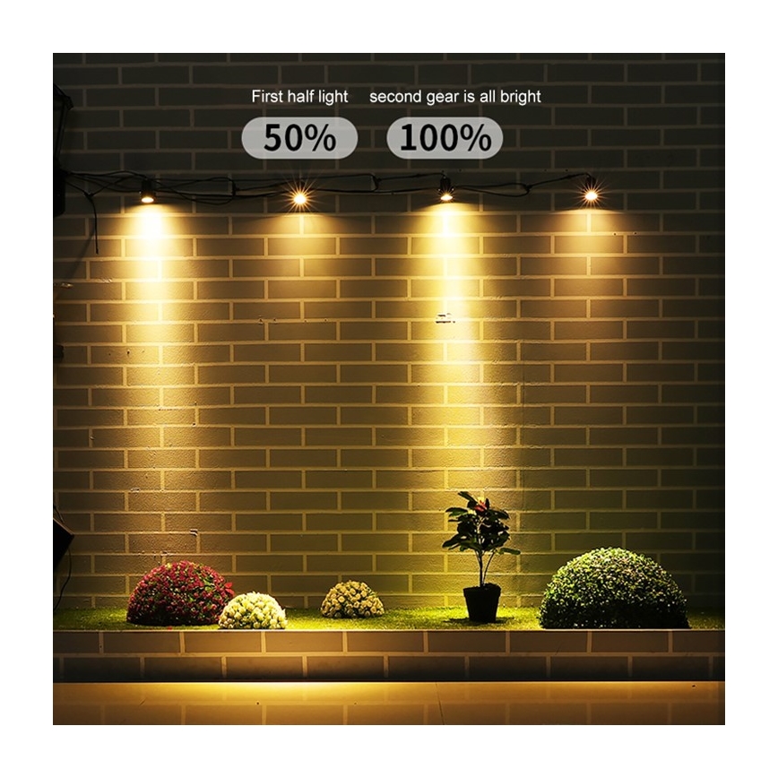 Immax NEO 07903L - LED RGB Stmievateľné solárne svietidlo REFLECTORES 4xLED/1W/5,5V IP65 Tuya