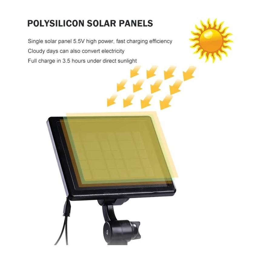 Immax NEO 07903L - LED RGB Stmievateľné solárne svietidlo REFLECTORES 4xLED/1W/5,5V IP65 Tuya