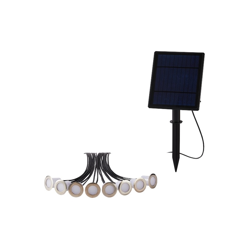 Immax NEO 07905L - LED RGB Stmievateľné solárne svietidlo ESTRELAS 8xLED/0,25W/5V IP65 Tuya