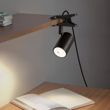 Immax NEO 08291L - Lampa s klipom PUNTO 1xGU10/9W/230V čierna