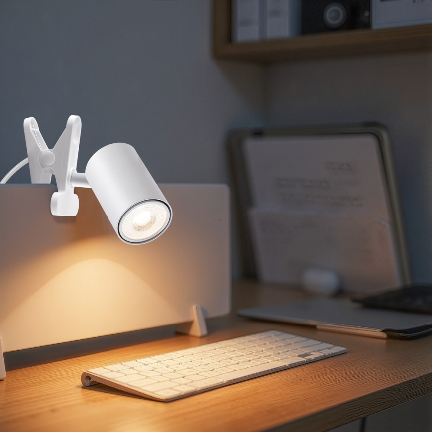 Immax NEO 08292L - Klipová lampa PUNTO 1xGU10/9W/230V biela