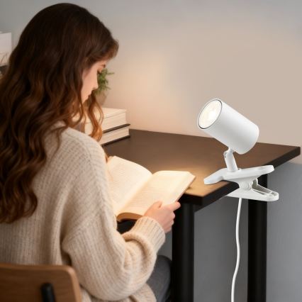 Immax NEO 08292L - Klipová lampa PUNTO 1xGU10/9W/230V biela