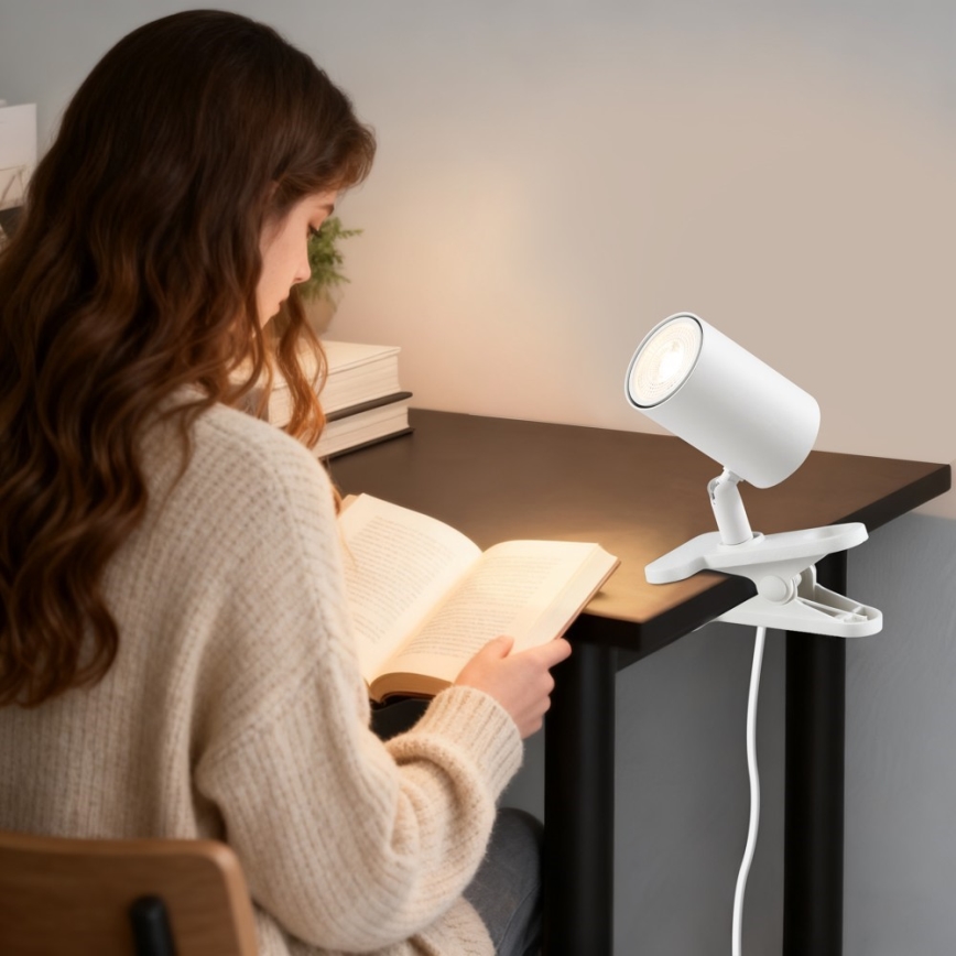 Immax NEO 08292L - Klipová lampa PUNTO 1xGU10/9W/230V biela