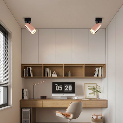 Immax NEO 08301L - Bodové svietidlo PUNTO 1xGU10/9W/230V ružové zlato