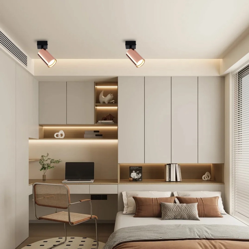 Immax NEO 08301L - Bodové svietidlo PUNTO 1xGU10/9W/230V ružové zlato