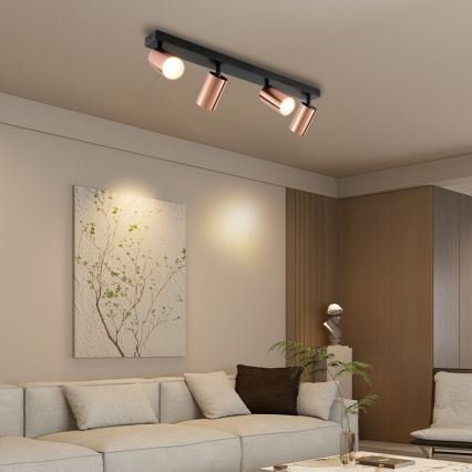 Immax NEO 08303L - Bodové svietidlo PUNTO 4xGU10/9W/230V ružové zlato