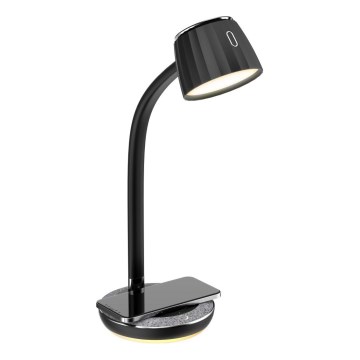 Immax NEO 08996L - LED Stmievateľná stolná lampa s bezdrôtovým nabíjaním PERLA LED/1,5W + LED/6W/230V 3800-4300K